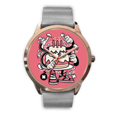 Image of Pink Cake Rose Gold Watch - doctorlukeshop