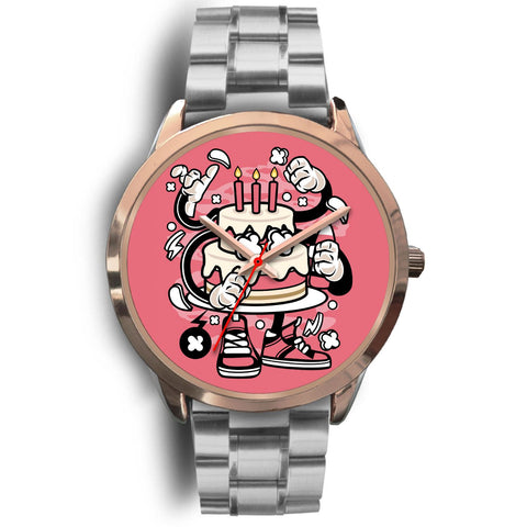 Image of Pink Cake Rose Gold Watch - doctorlukeshop