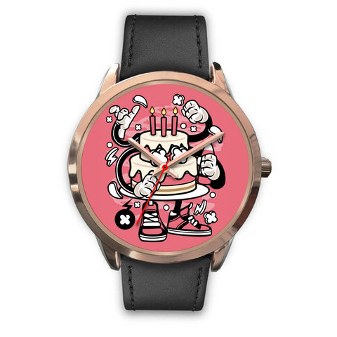 Image of Pink Cake Rose Gold Watch - doctorlukeshop