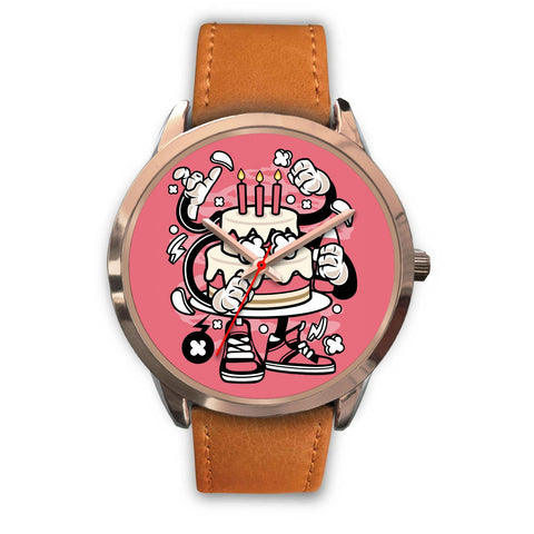 Image of Pink Cake Rose Gold Watch - doctorlukeshop