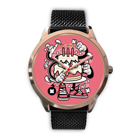 Image of Pink Cake Rose Gold Watch - doctorlukeshop