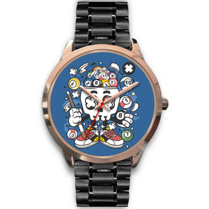 Skull Snooker Rose Gold Watch - doctorlukeshop