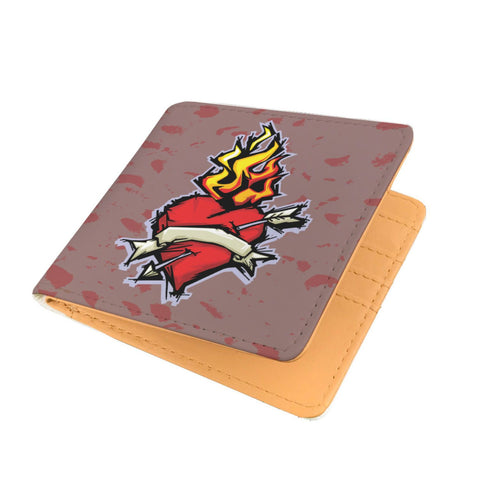 Image of Heart on Fire Wallet - doctorlukeshop