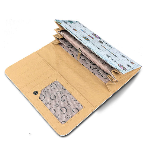 Image of Arrow Pattern Long Wallet - doctorlukeshop