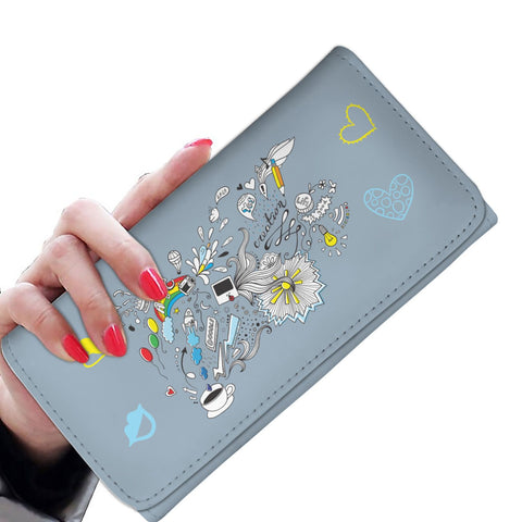 Image of Creation Doodle Long Wallet - doctorlukeshop