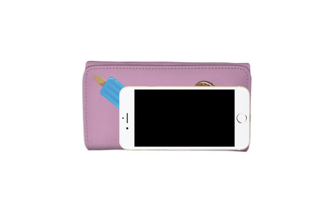 Image of Ice Cream Pink Long Wallet - doctorlukeshop