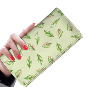 Leafs Light Green Long Wallet - doctorlukeshop