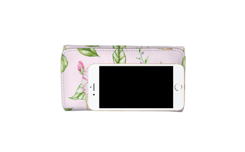 Image of Pink Flowers Pink Long Wallet - doctorlukeshop