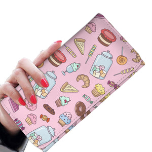 Various Desserts Pink Wallet - doctorlukeshop