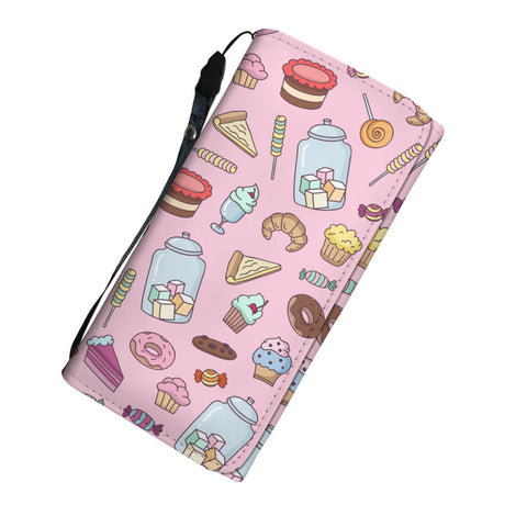 Image of Various Desserts Pink Wallet - doctorlukeshop