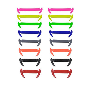 8 Pair of Elastic Silicone Shoelaces - doctorlukeshop