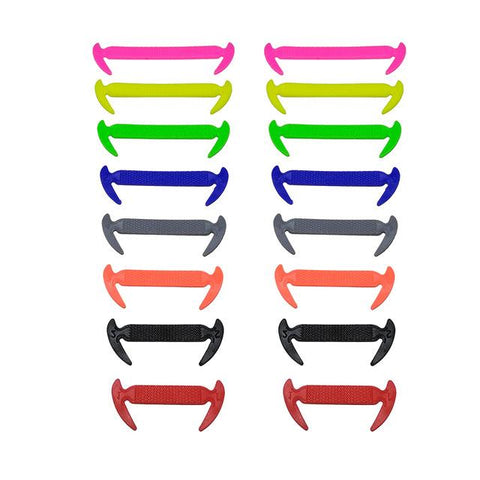 Image of 8 Pair of Elastic Silicone Shoelaces - doctorlukeshop