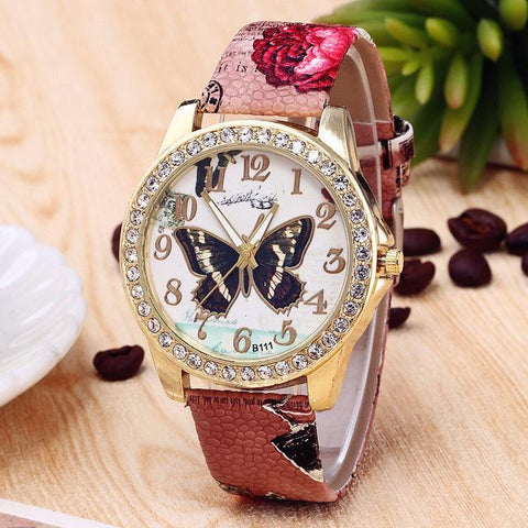 Image of Butterfly Diamond Women Watch - doctorlukeshop