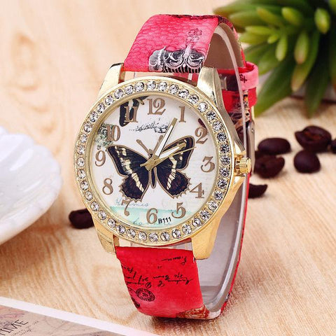 Image of Butterfly Diamond Women Watch - doctorlukeshop