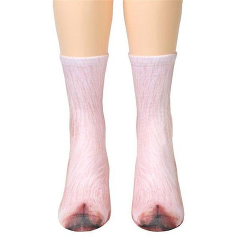 Image of Adult Unisex Animal Paw Crew Socks - doctorlukeshop