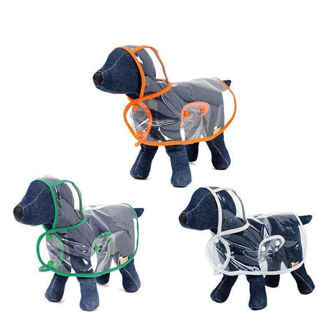 Image of Dog Transparent Raincoat - doctorlukeshop