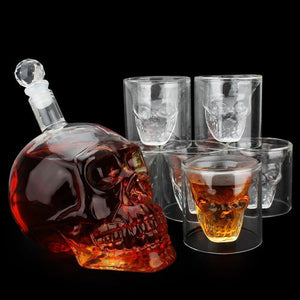 Crystal Skull Head Shot Glasses Set - doctorlukeshop