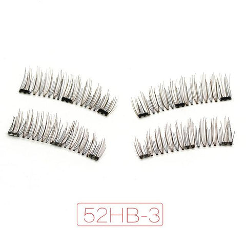 Image of Magnetic eyelashes with 3 magnets handmade 3D/6D - doctorlukeshop