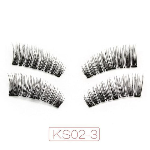 Image of Magnetic eyelashes with 3 magnets handmade 3D/6D - doctorlukeshop