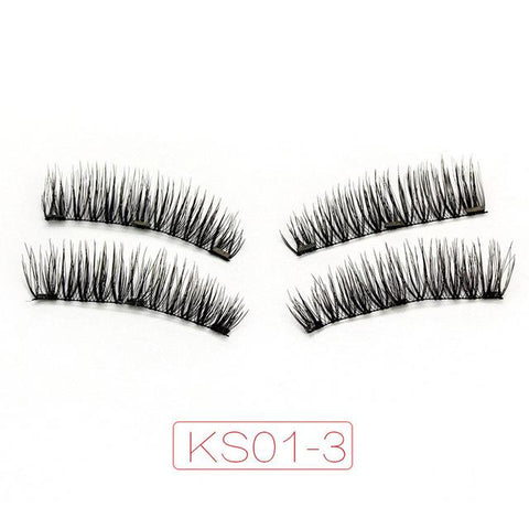 Image of Magnetic eyelashes with 3 magnets handmade 3D/6D - doctorlukeshop